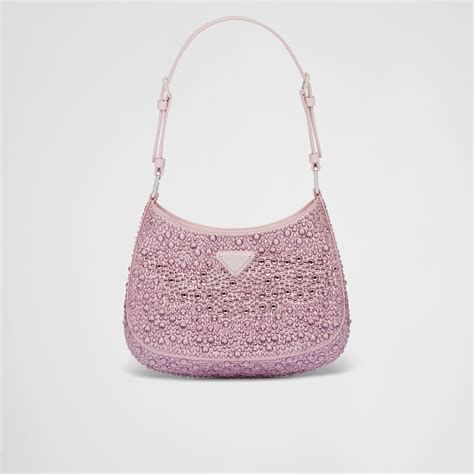 prada alabaster pink bag|Prada cleo satin bags.